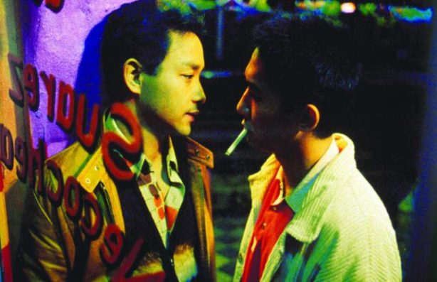 Leslie Cheung and Tony Leung in HAPPY TOGETHER