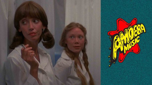 Shelley Duvall and Sissy Spacek stand side by side